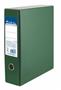 Lever arch file with case, 75 mm, A4, cardboard, VICTORIA OFFICE, dark green